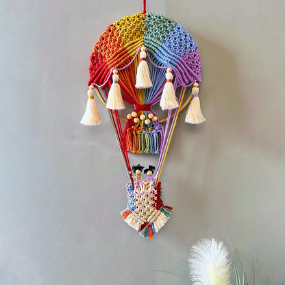  Hot Air Balloon Hand-woven Tapestry 