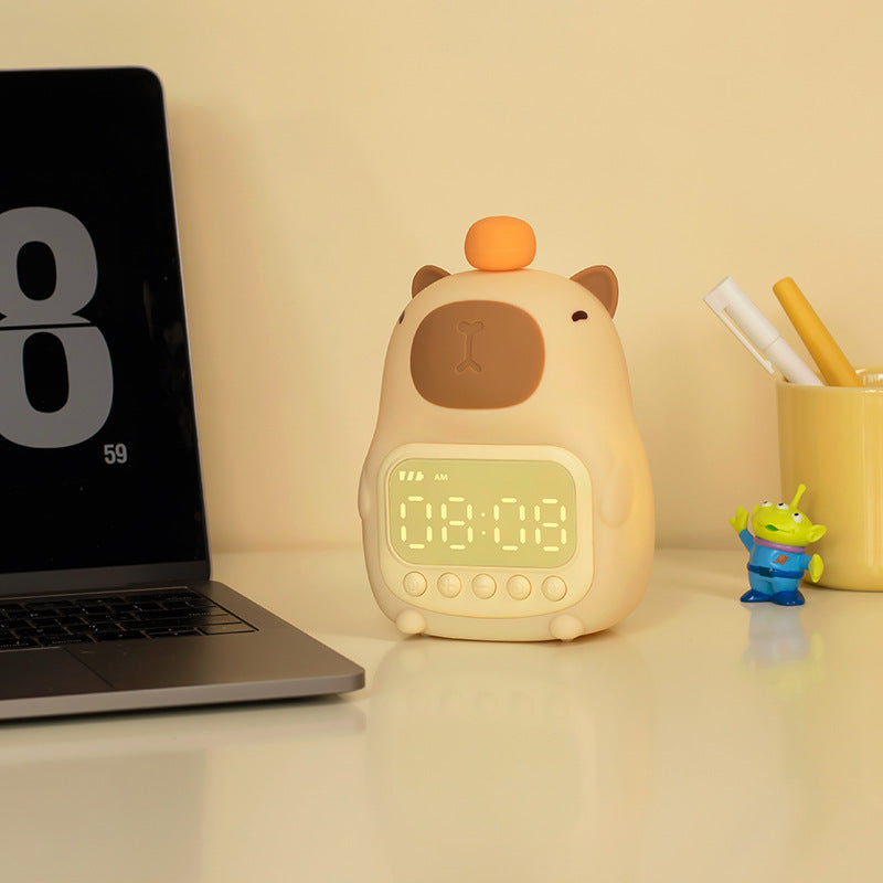  Capybara Companion Night Lamp & Alarm Clock 