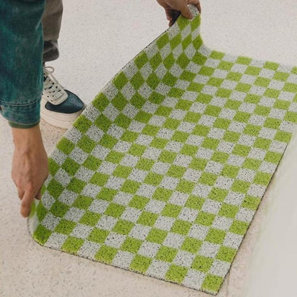  Geometric Rainbow Door Mat 