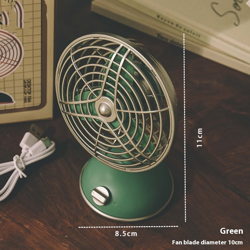  Retro Vintage Mini Fan 