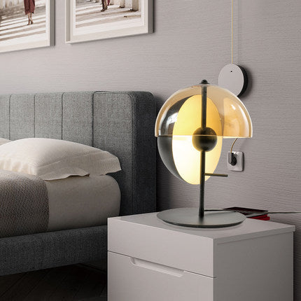 Nordic Glow Orb Desk Lamp