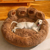  Ultra Fluffy Plush Fleece-Lined Dog Bed 
