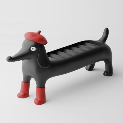  French Dachshund Jewelry Holder 