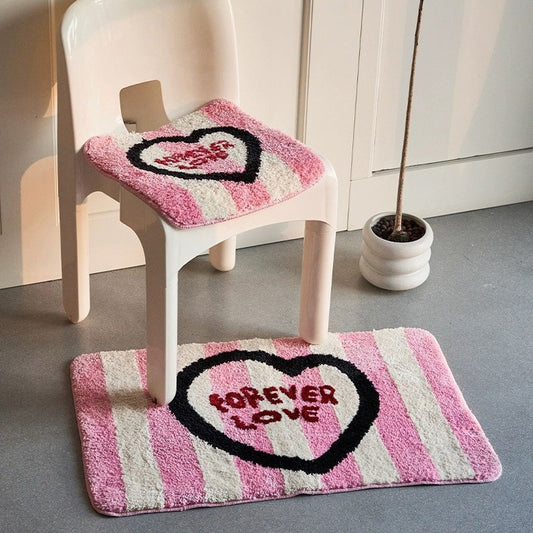  'Forever Love' Striped Rug 