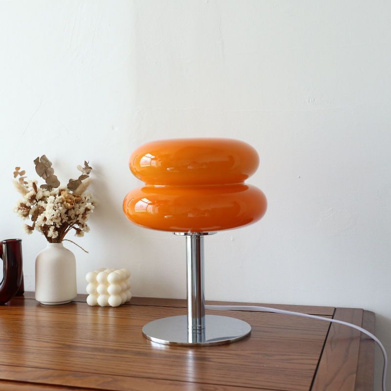  Stacked Pancakes Glass Table Lamp 