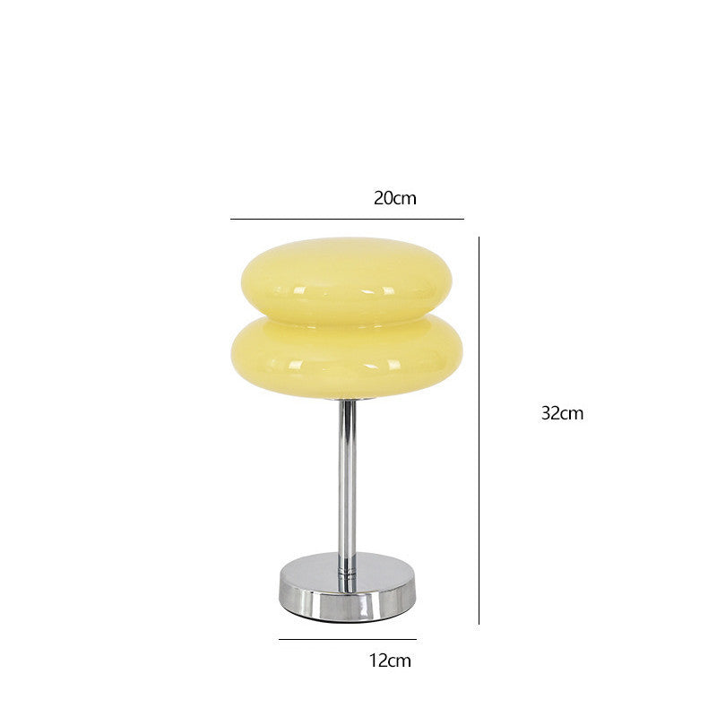  Stacked Pancakes Glass Table Lamp 