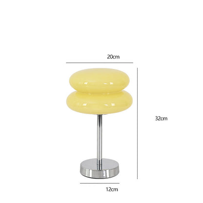  Stacked Pancakes Glass Table Lamp 