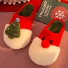  Santa and Christmas Tree Winter Slippers 