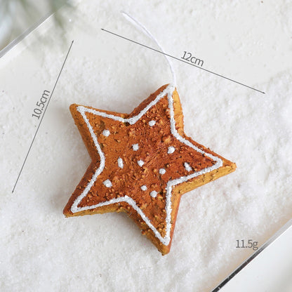  Gingerbread Christmas Tree Ornaments 