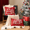  Christmas Embroidery Pillow Case 