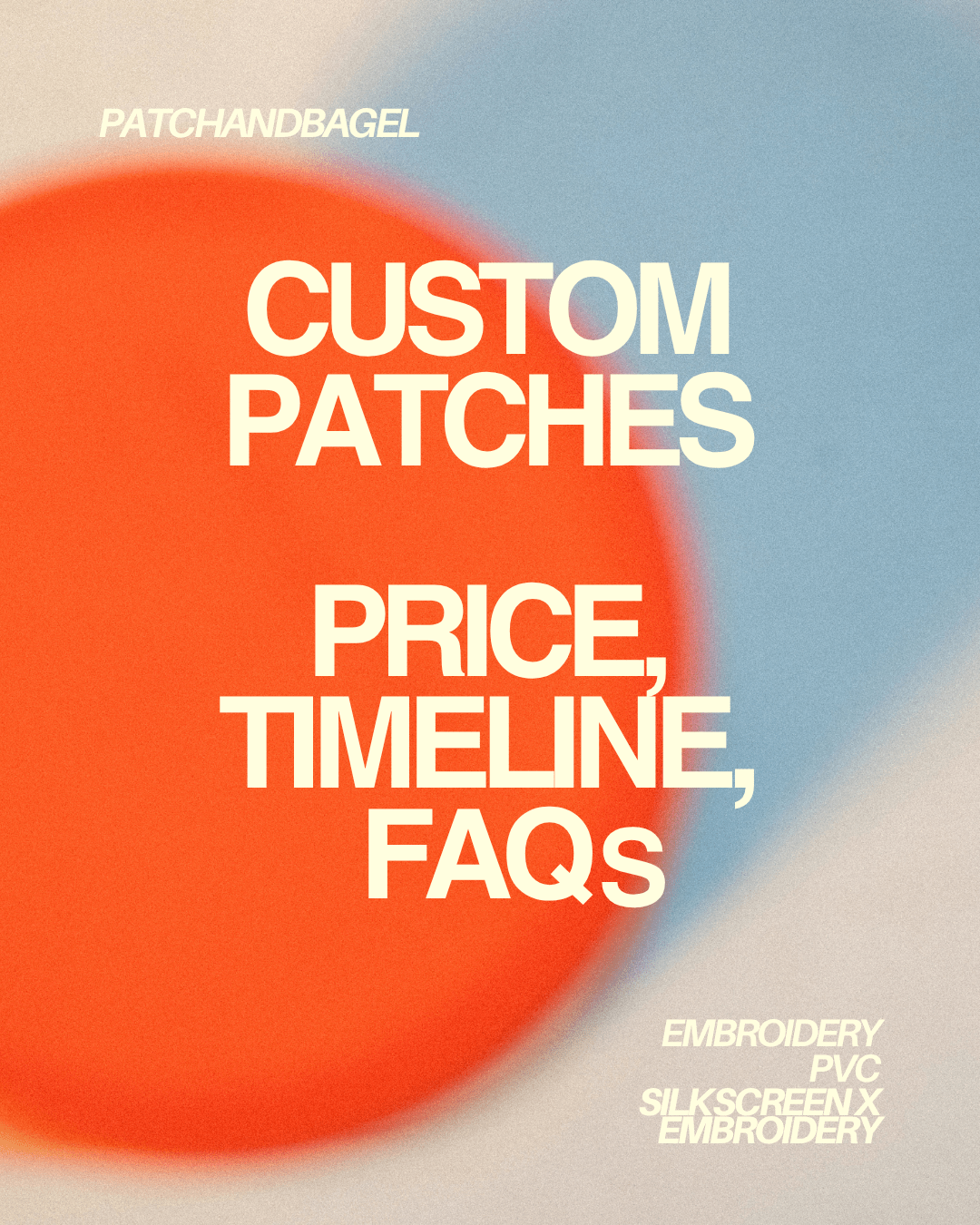 Custom PVC Patch — Waterproof & Durable | Free Intl Shipping - Patch&Bagel