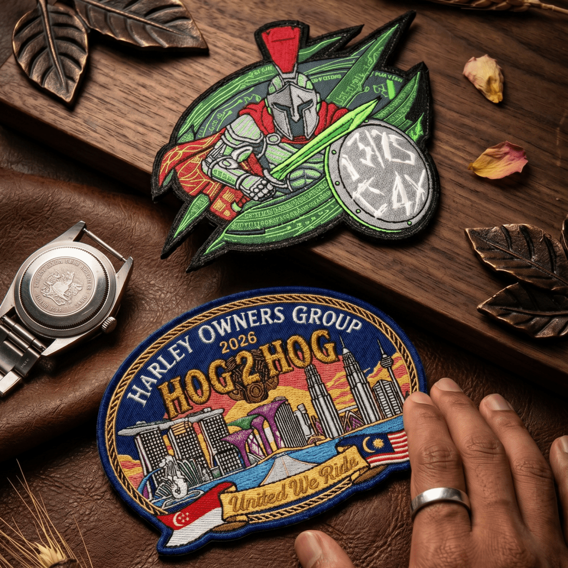 Woven patches