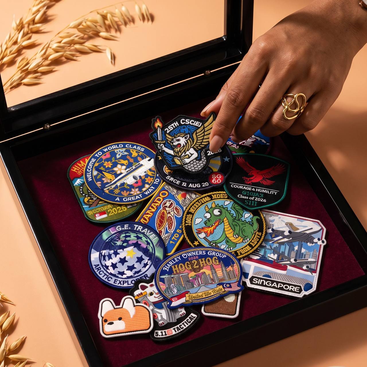Custom patches by Patch&Bagel