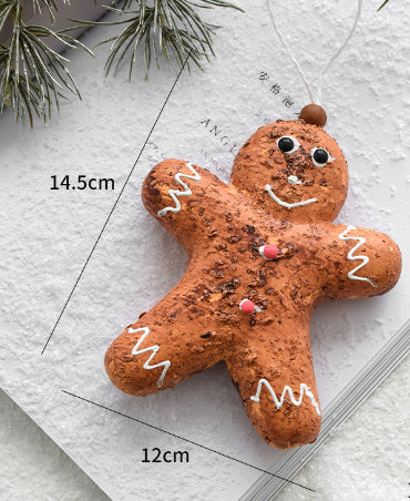  Gingerbread Christmas Tree Ornaments 