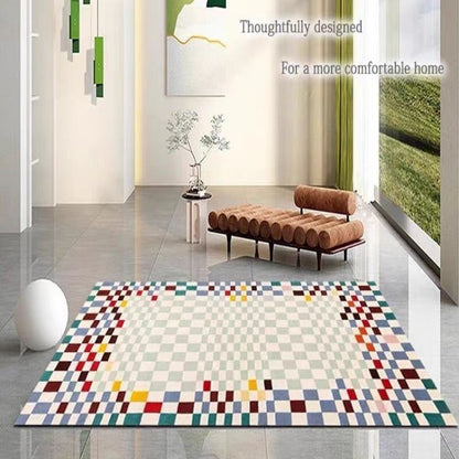  Rainbow Edge Checkered Floor Mat 