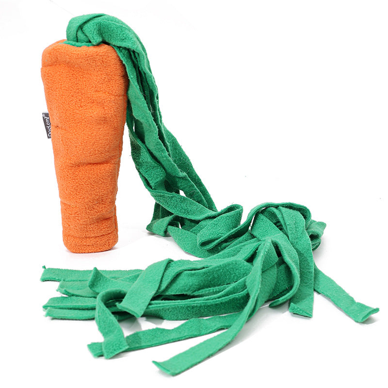  Plush Carrot Chew Toy 