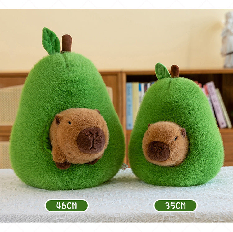  Avocado Capybara Pop Out Plush Toy 