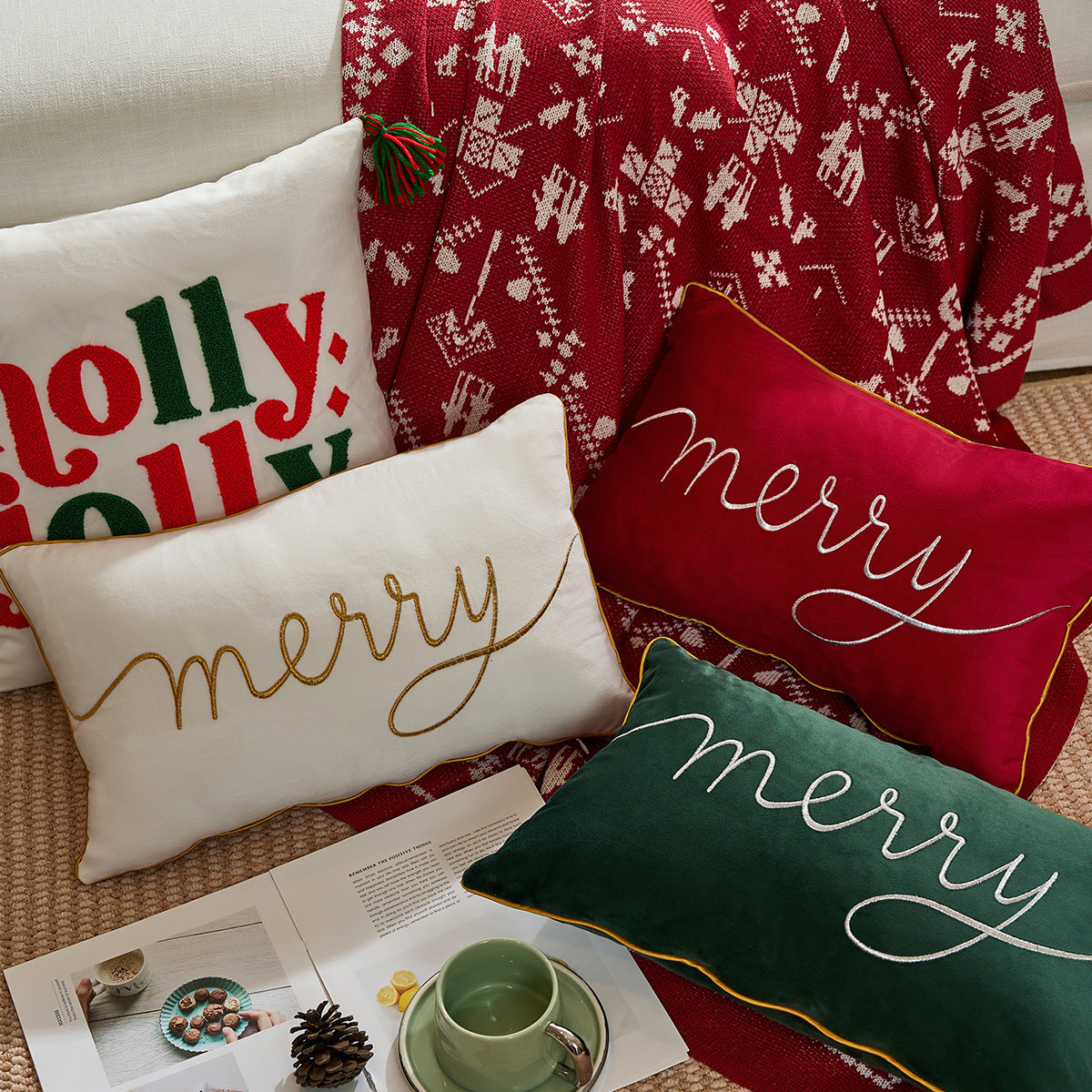  Merry Magic Christmas Pillow Covers 