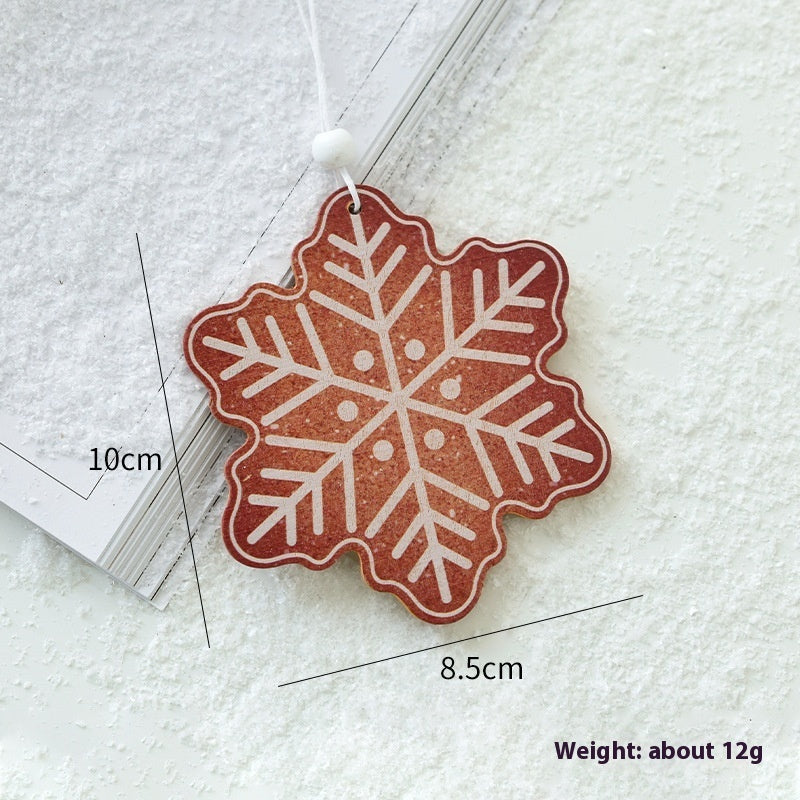  Christmas Wooden Pendant 