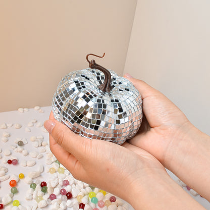  Sparkling Pumpkin Ball Decoration 