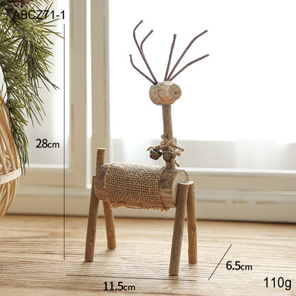  Christmas Elk Handmade Decoration 