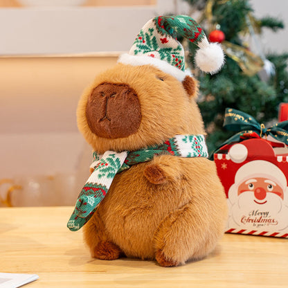  Christmas Capybara Plush 