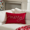 Christmas Pillow Cover Holiday Decorative Back Cushion Cover Living Room