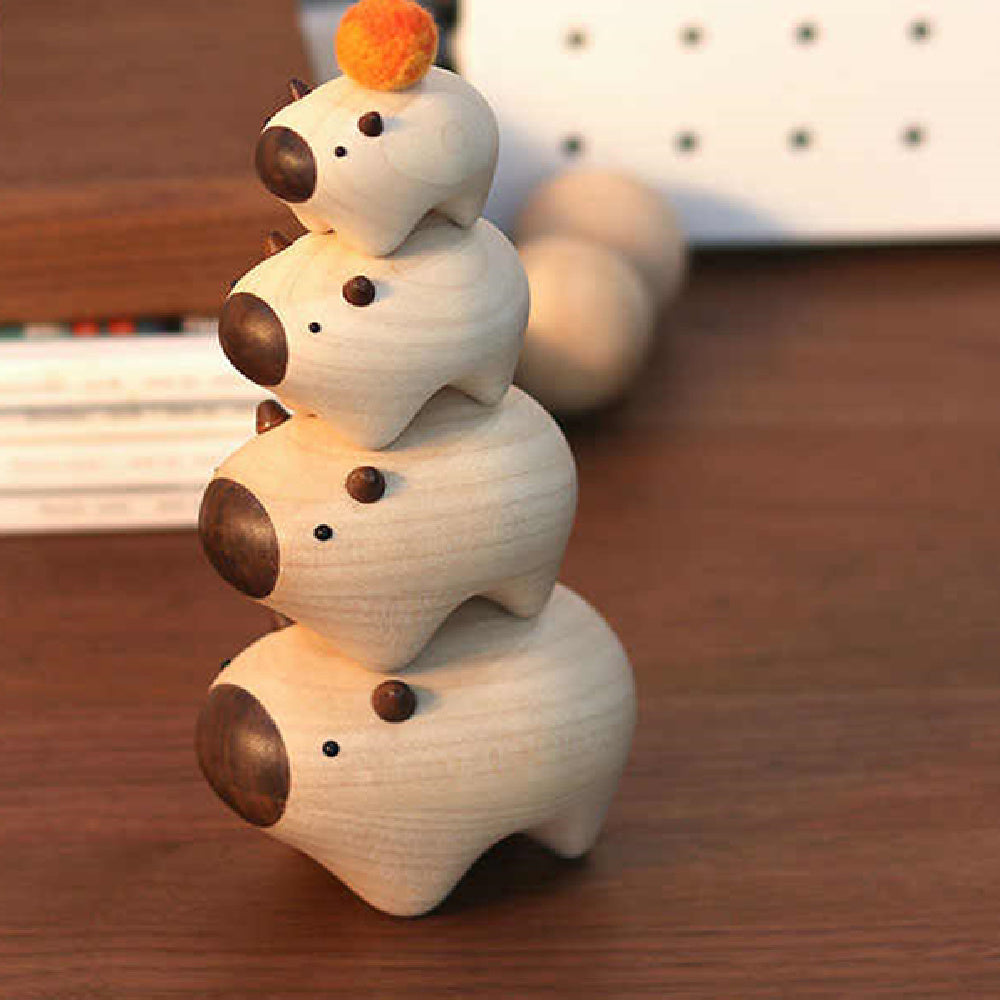  Capybara Jenga Wood Carving 