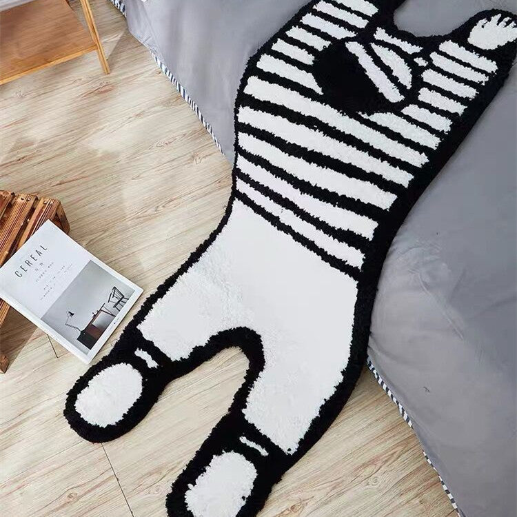  Just Give Up Monochrome Chic Rug 