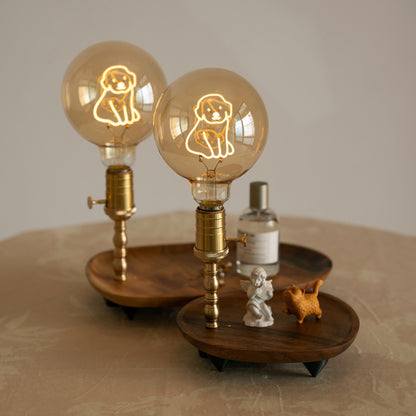  Cute Dog Ambience Light Bedroom Decoration 