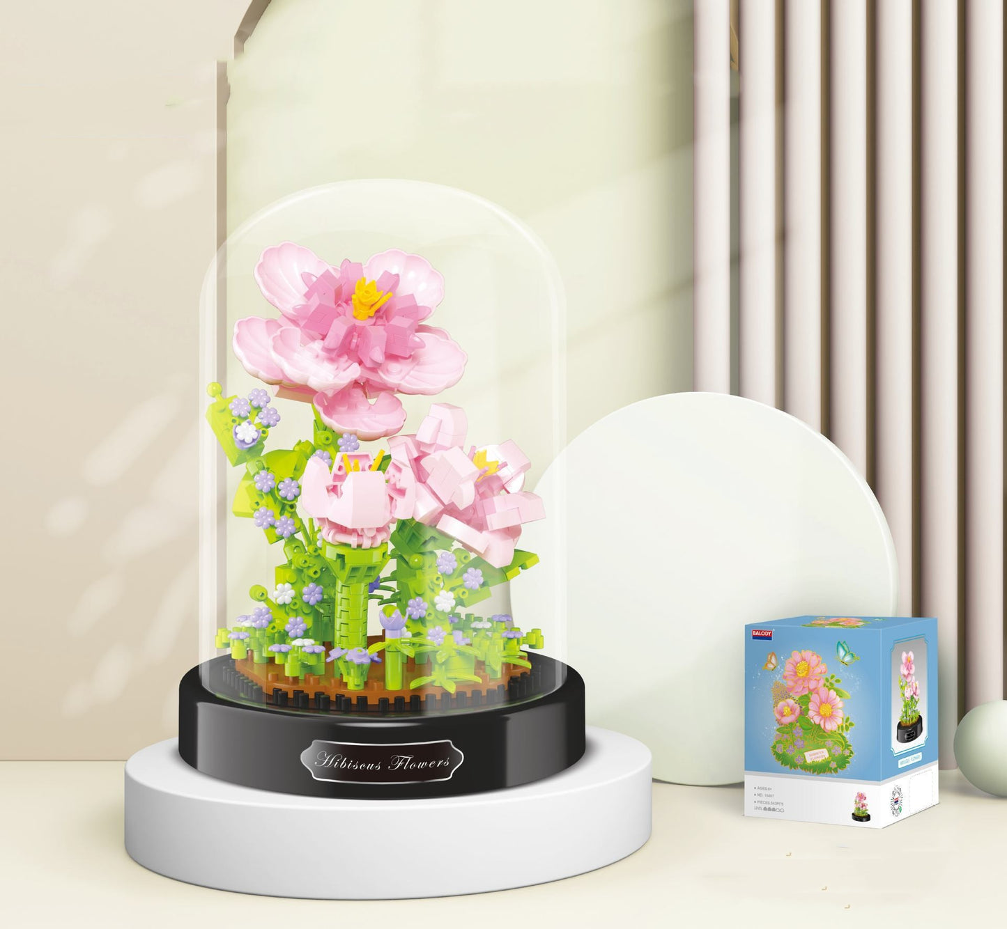 Rose Blossom Blocks: Miniature Garden Assembly Sets