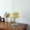 Stacked Pancakes Glass Table Lamp