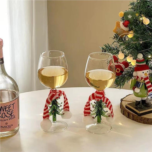  Christmas Tree Decorative Wine Goblet 