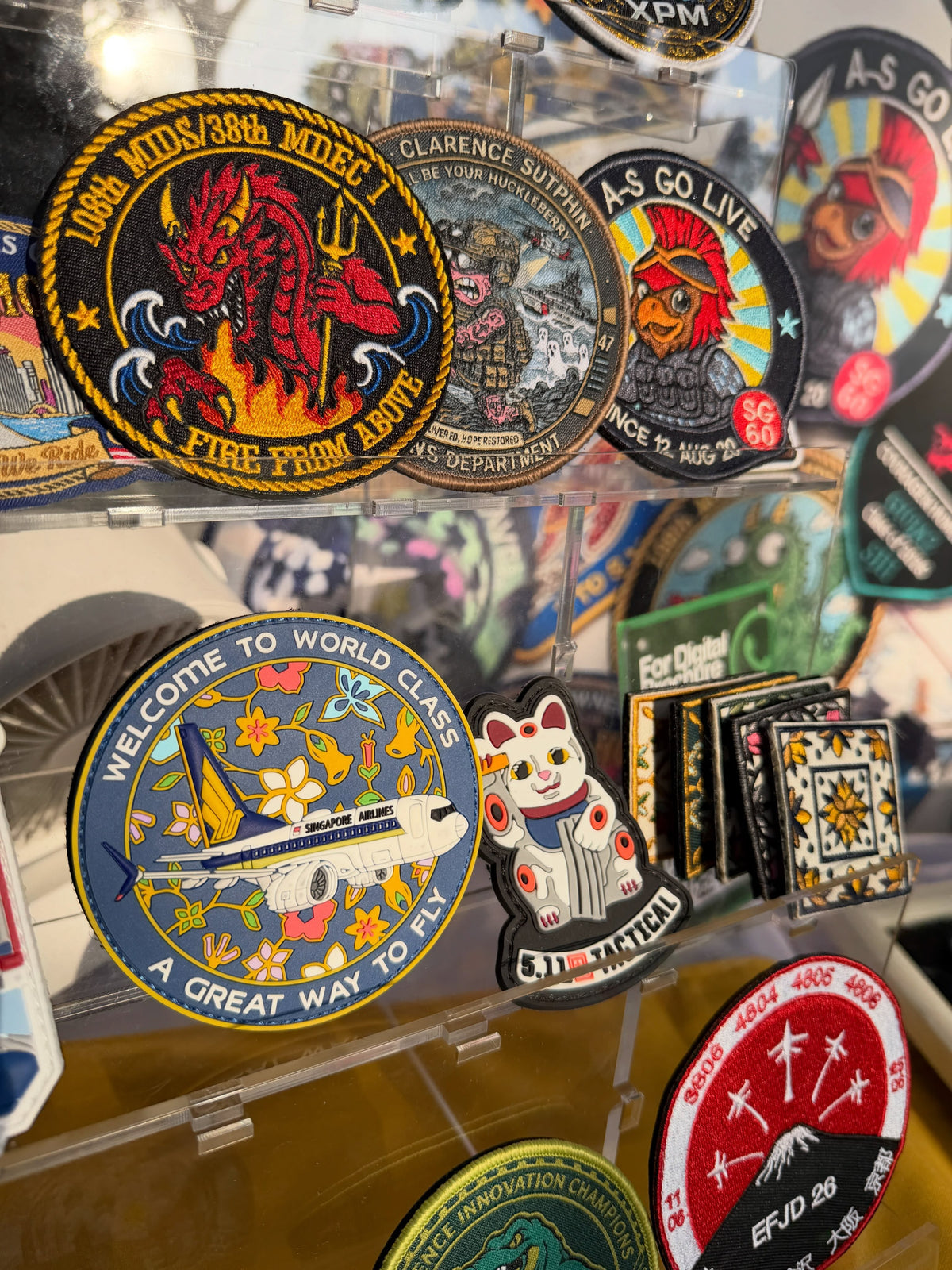 Custom patches by Patch&Bagel