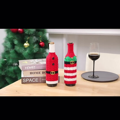 Christmas Wine Bottle Cover