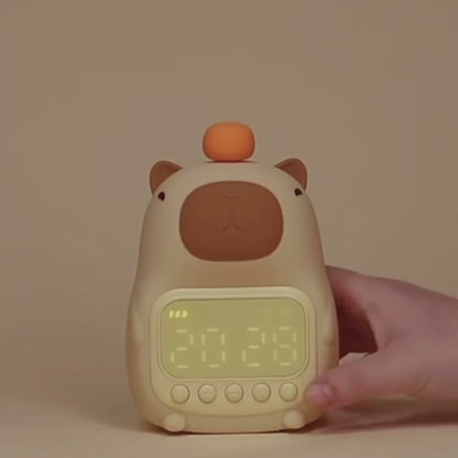 Capybara Companion Night Lamp & Alarm Clock