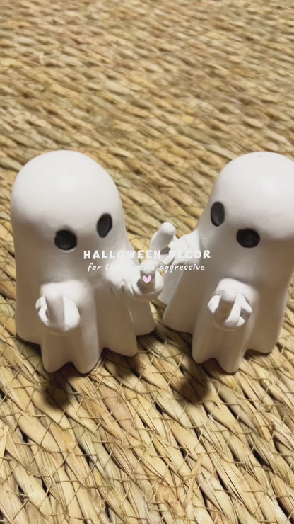 Halloween Rude Ghost Ornament