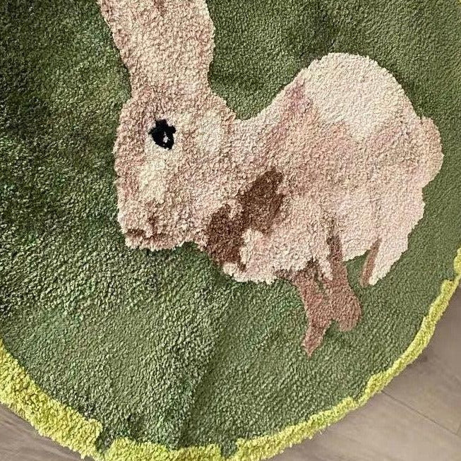 Hoppi-ness Bunny Rug - patchandbagel