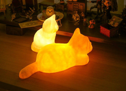 Whisker Glow Cat Companion Lamp - patchandbagel