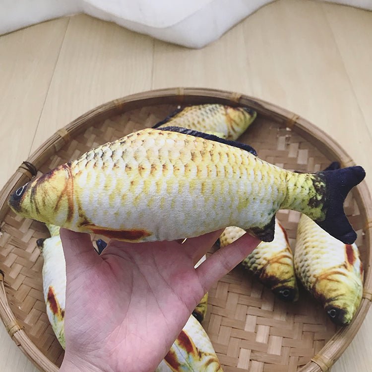 Catnip Pet Fish Toy - patchandbagel