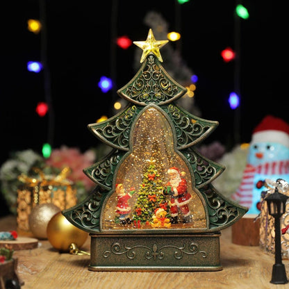 Christmas Tree Old Man Snowman Snow Gift - patchandbagel