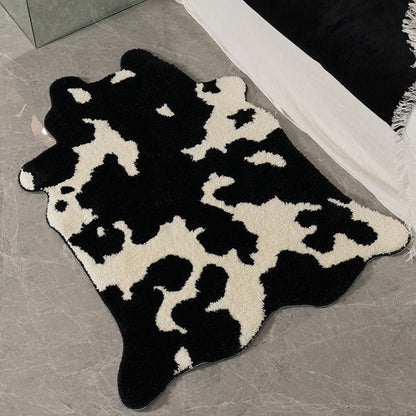 Cow Shaped Rug - patchandbagel