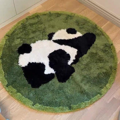 Cute Panda Rug - patchandbagel
