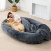 Human Sized Plush Dog Bed - patchandbagel