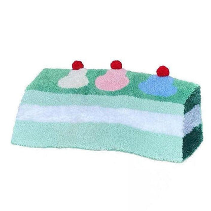 Matcha Cake Rug - patchandbagel