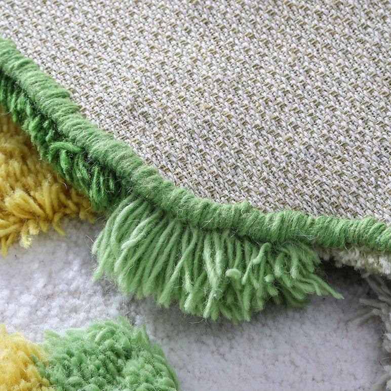 VerdeLux New Zealand Wool Moss Rug - patchandbagel