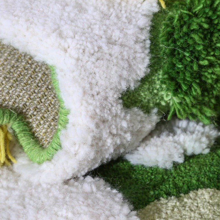 New Zealand Wool Moss Rug - patchandbagel