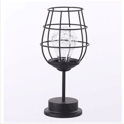 Wire Design Table Lamp - patchandbagel